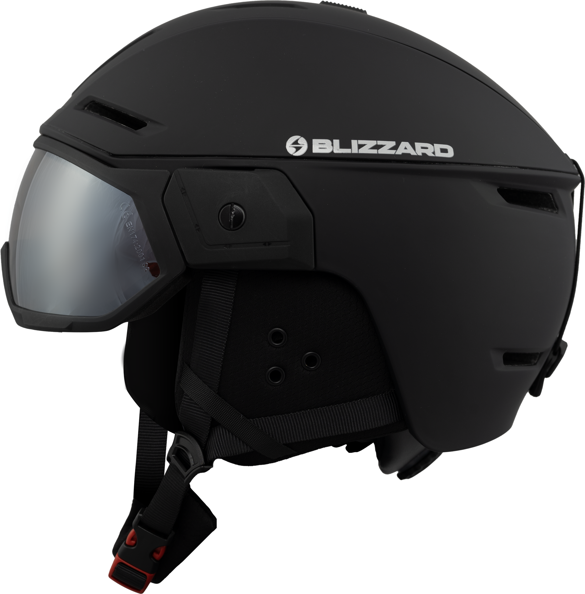 Lyžiarska prilba Blizzard Edge Visor ski helmet, black